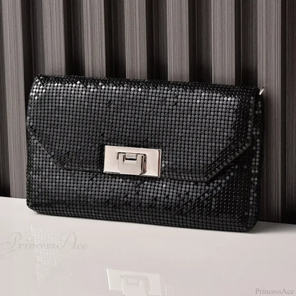 Shiny Sequins Evening Clutch Wristlet
