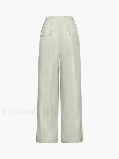 Side Zippered Graceful Cargo Pants