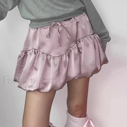 Silk Patchwork Japanese Tutu Skirt
