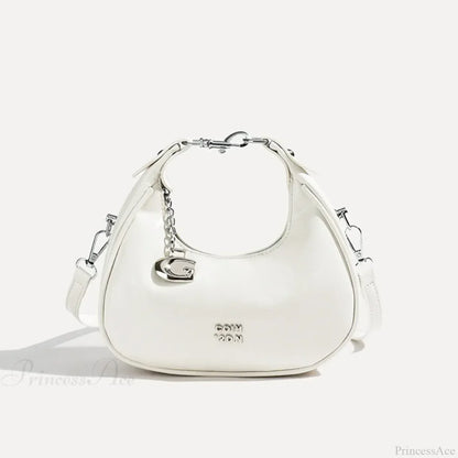 Simple Versatile Solid Color Shoulder Messenger Handbag