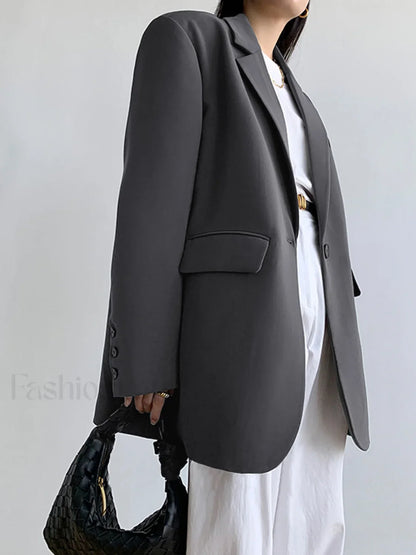 Single Breasted Graceful Essential Blazer