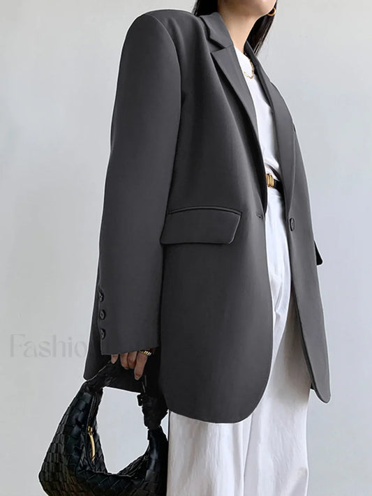 Single Breasted Graceful Essential Blazer