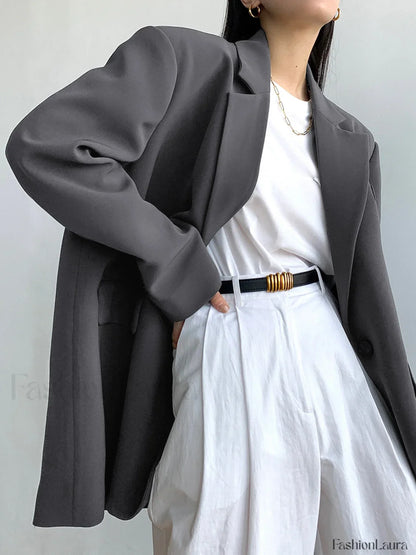 Single Breasted Graceful Essential Blazer