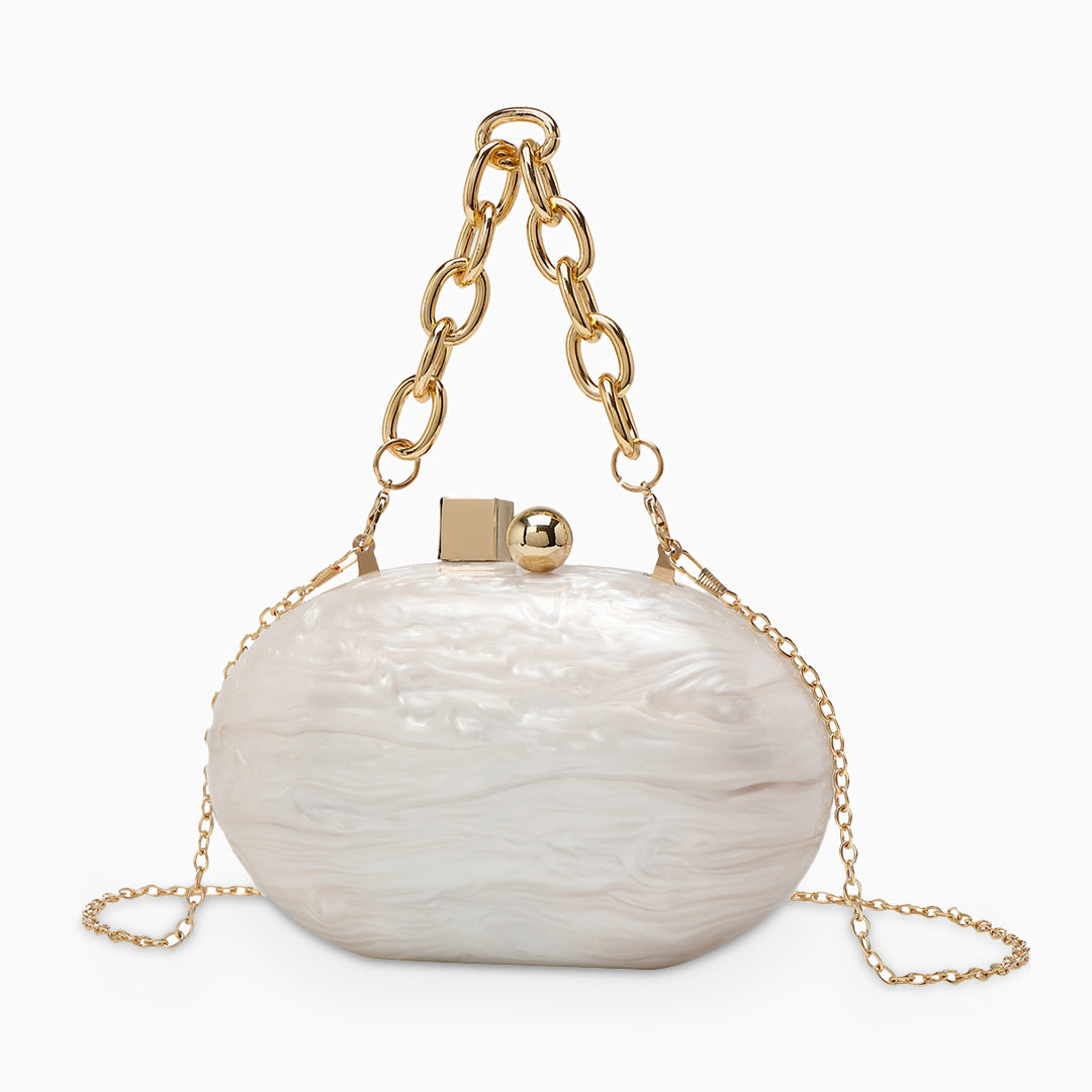 Skylynn Clear Acrylic Clutch
