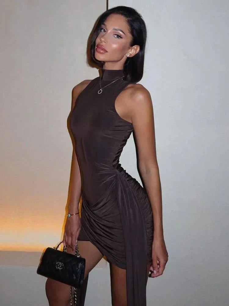 | Turtleneck Mini Dress