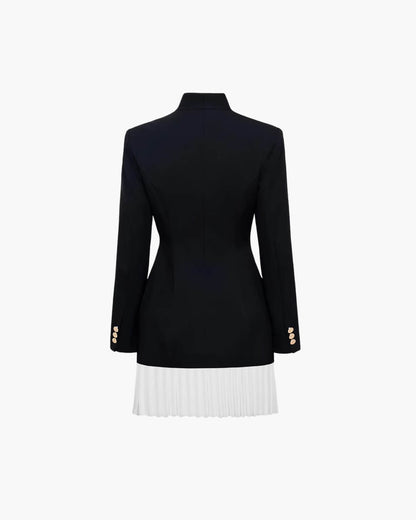 | Blazer Dress with Splicing Skirt