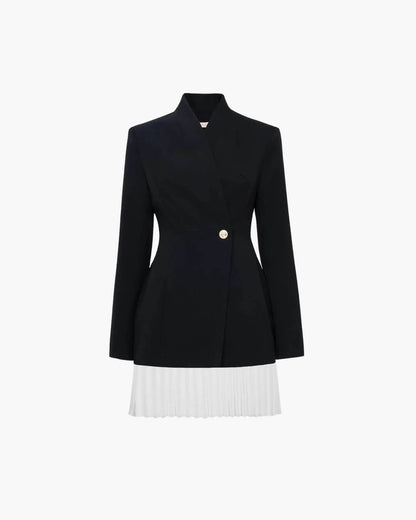 | Blazer Dress with Splicing Skirt