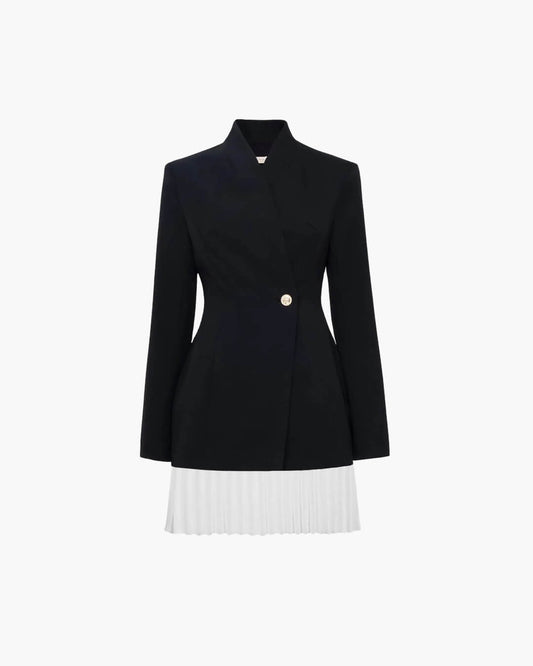 | Blazer Dress with Splicing Skirt