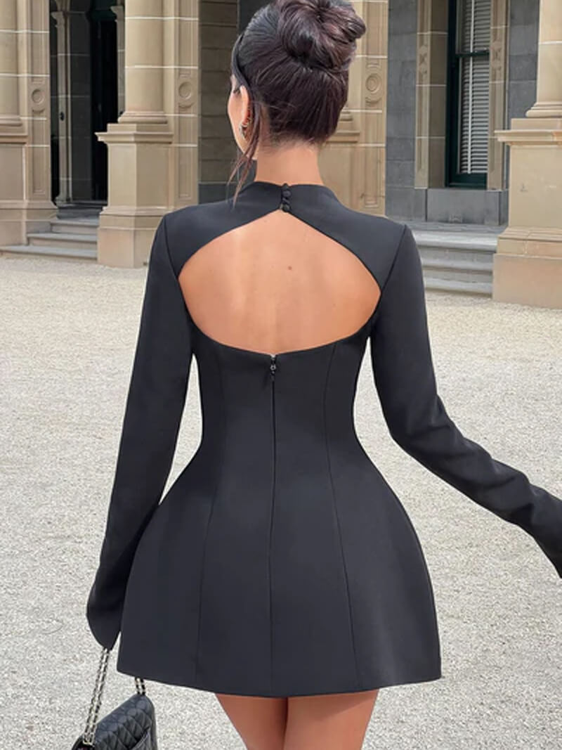 | Backless Cotton Mini Dress