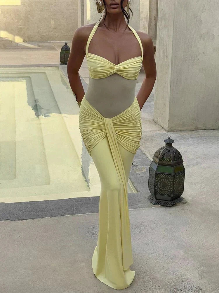 | Backless Maxi Dress