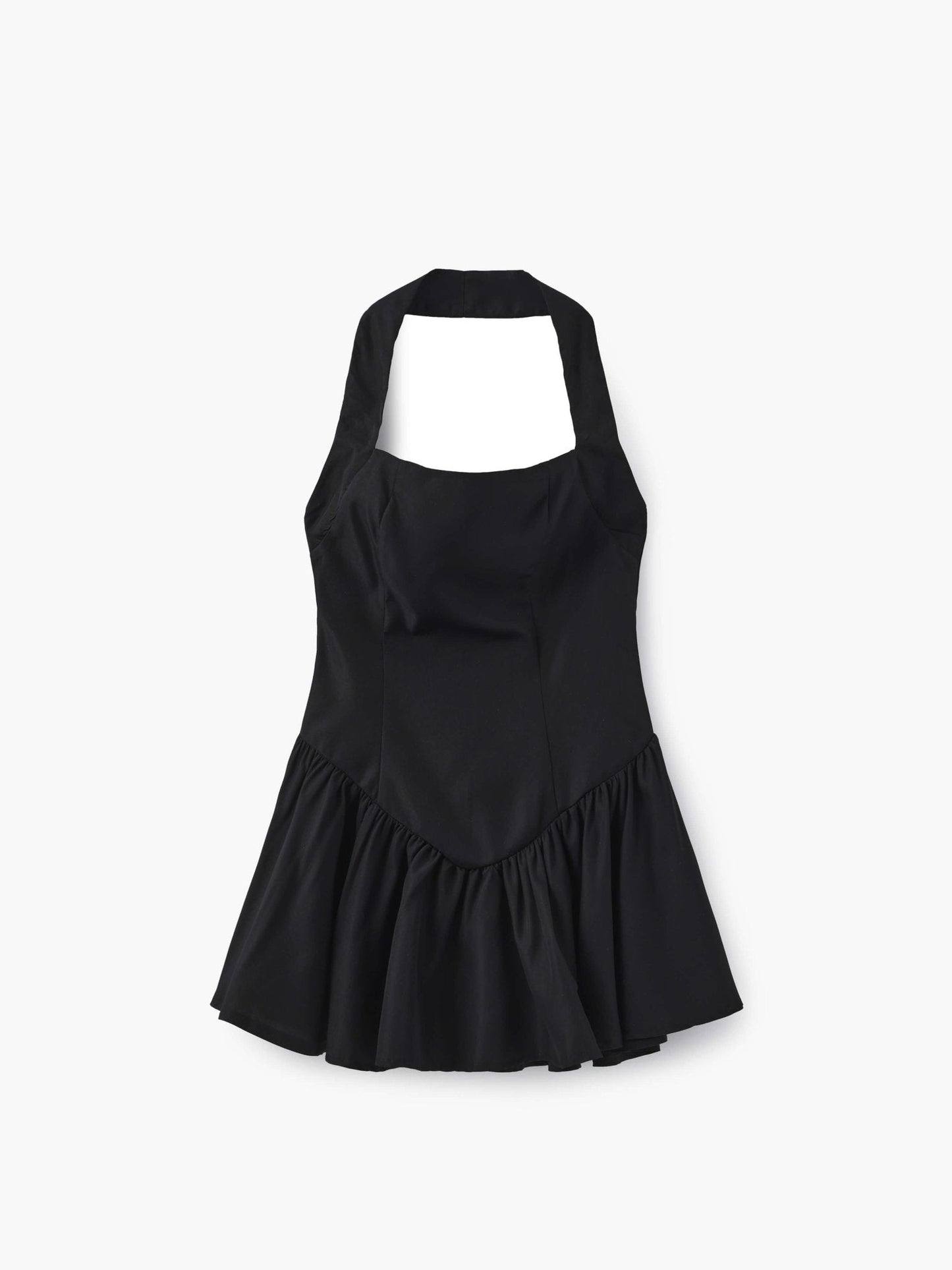 | Elegant Mini Dress in Autumn-Winter Fabric