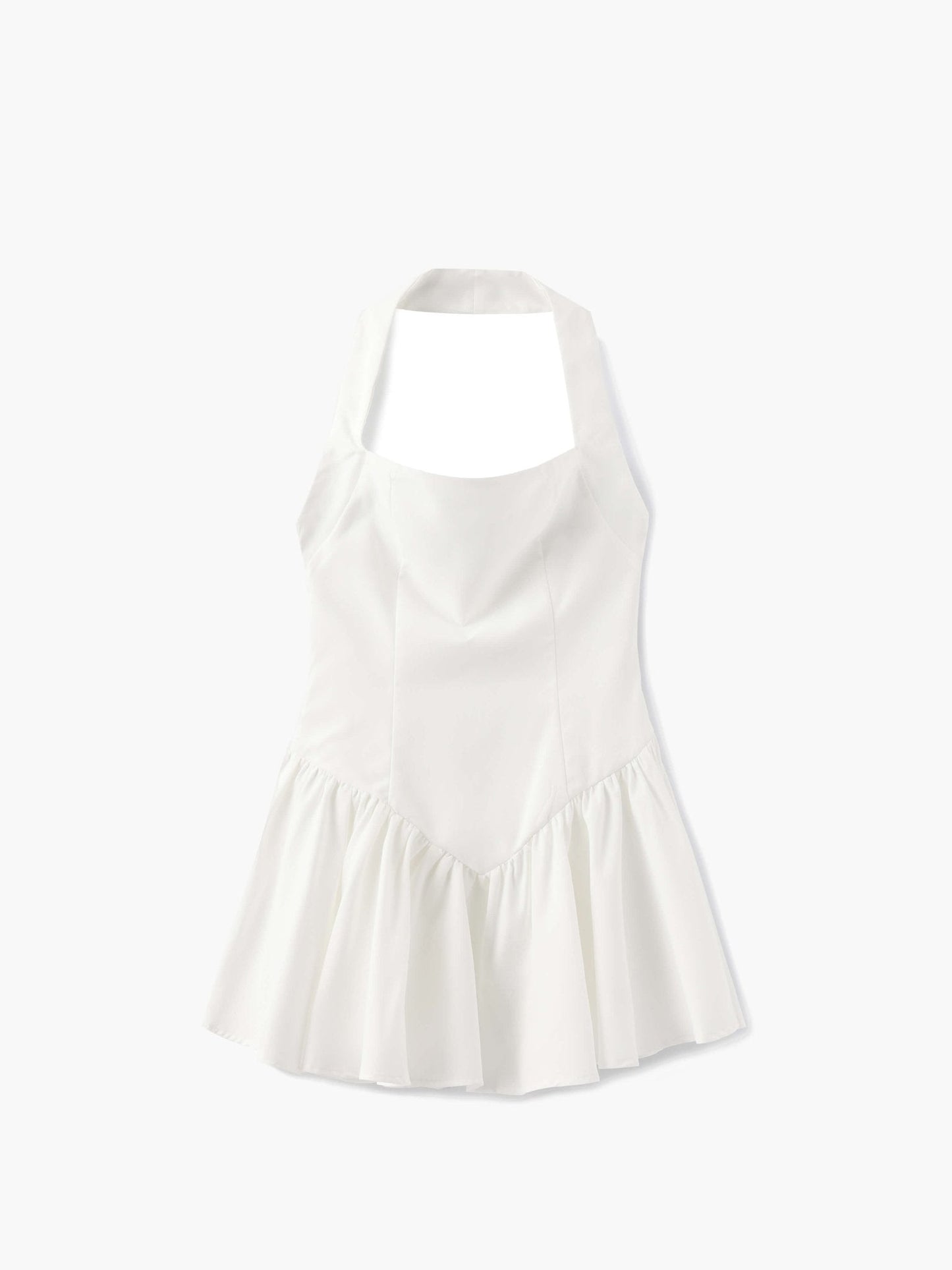 | Elegant Mini Dress in Autumn-Winter Fabric