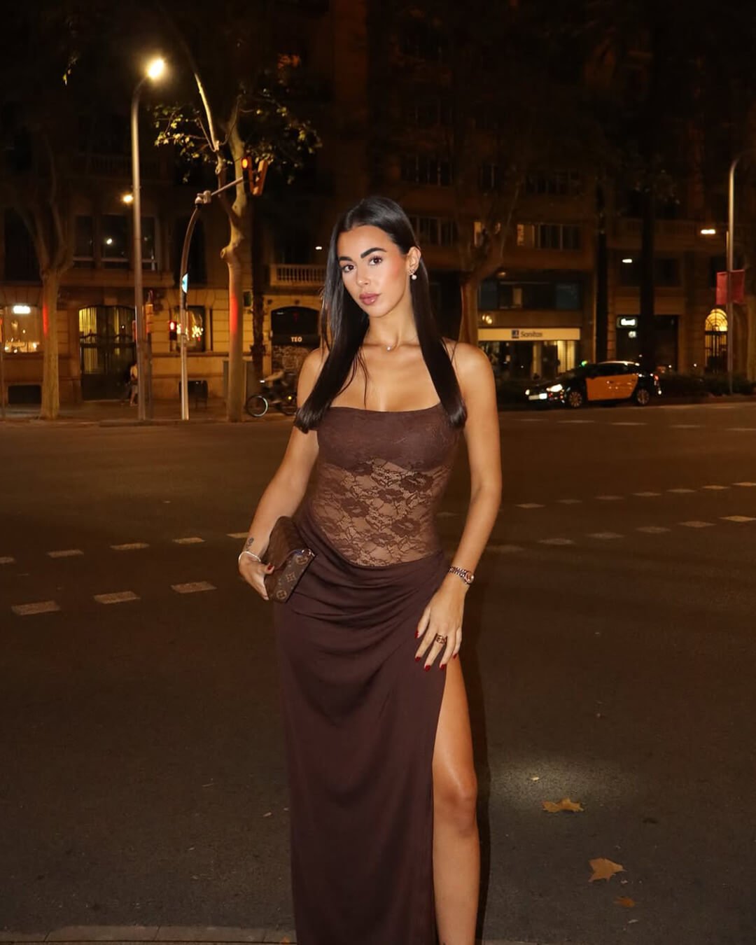 | One-Shoulder Lace Backless Maxi Dress