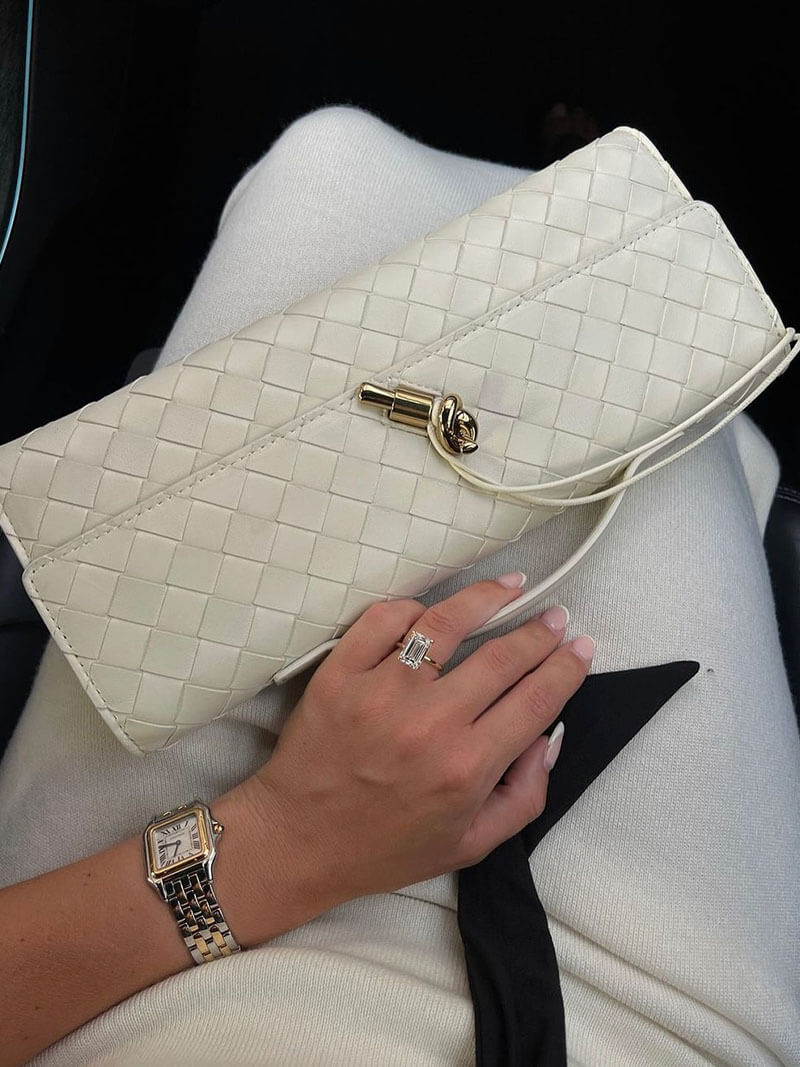 Bianca geweven tas