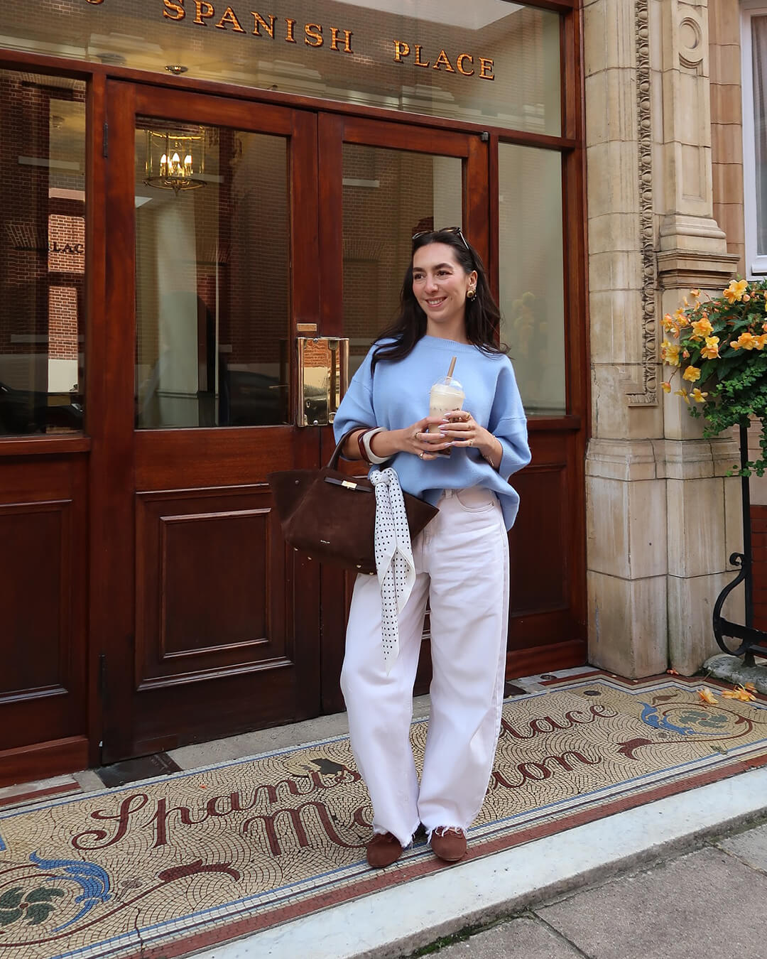 The Melanie — Structured Suede Tote Bag