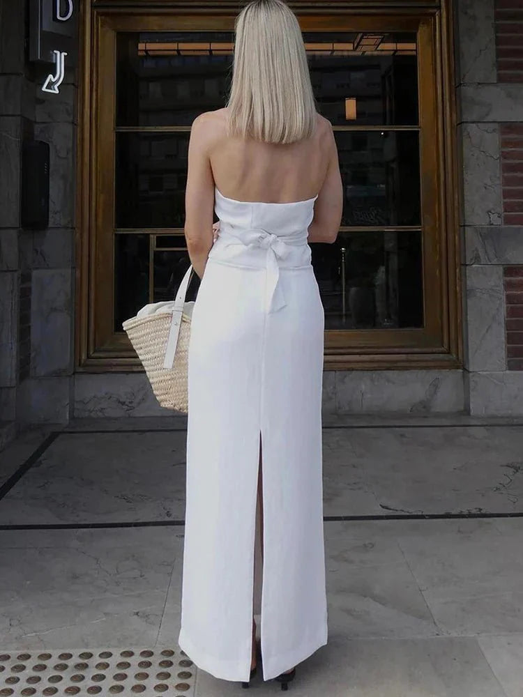 The Lianna Set — Halter Top & Maxi Skirt