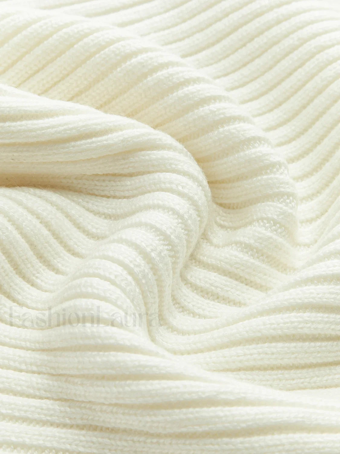 Solid High Neck Split Ribbed Knit Two Pieces Skirt Set