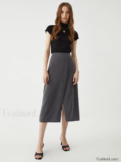 Solid Jersey Graceful Short Sleeve Top