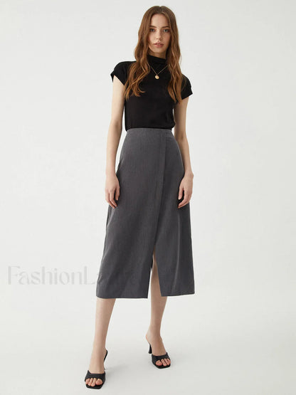 Solid Jersey Graceful Short Sleeve Top