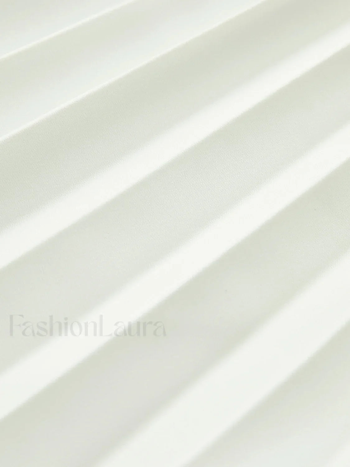 Solid Pleated Strapless Split Dress