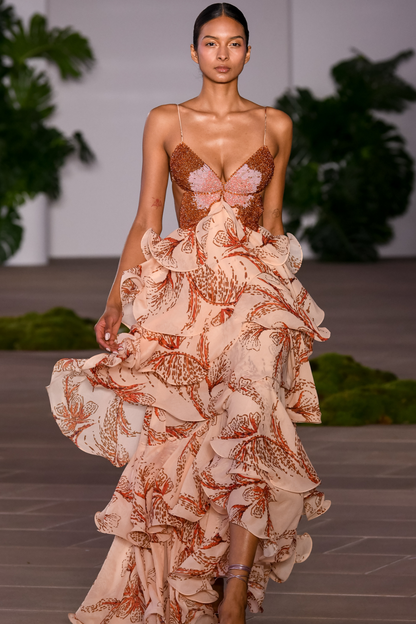 Morgan Butterfly Maxi Dress