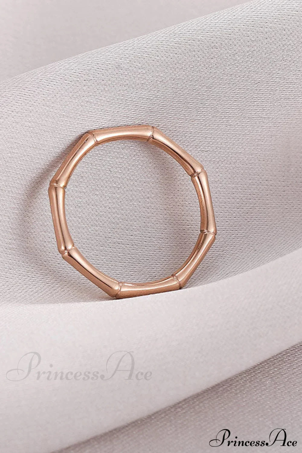 Stainless Steel Bamboo Shape Closed Rings