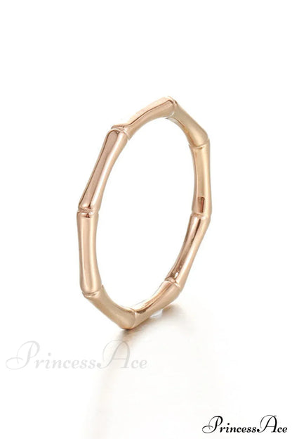 Stainless Steel Bamboo Shape Closed Rings
