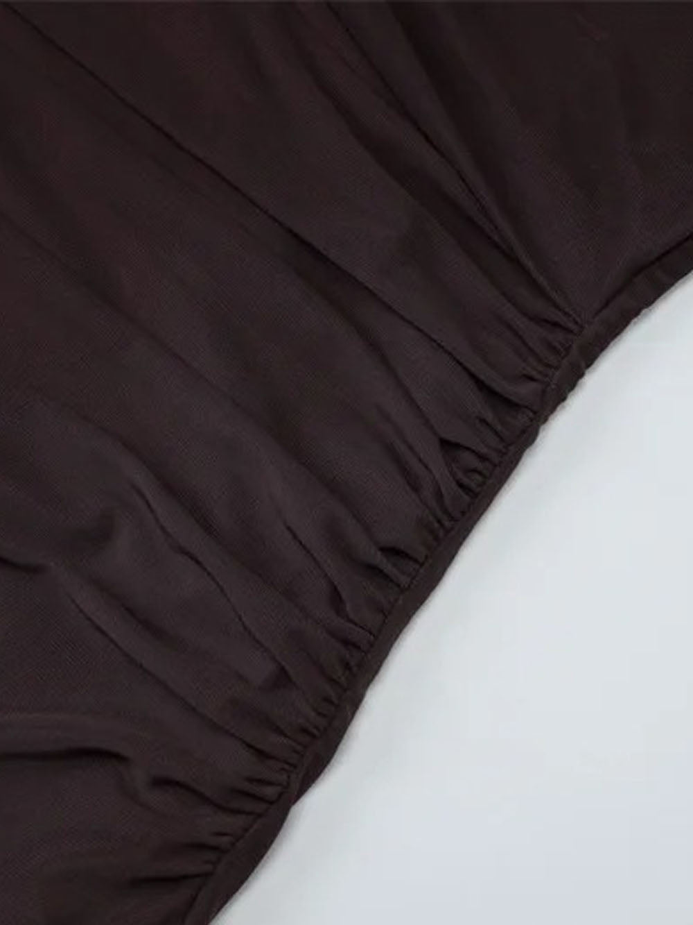 Ruched Cowl Neck Halter Scarf Detail Column Bodycon Maxi Dress