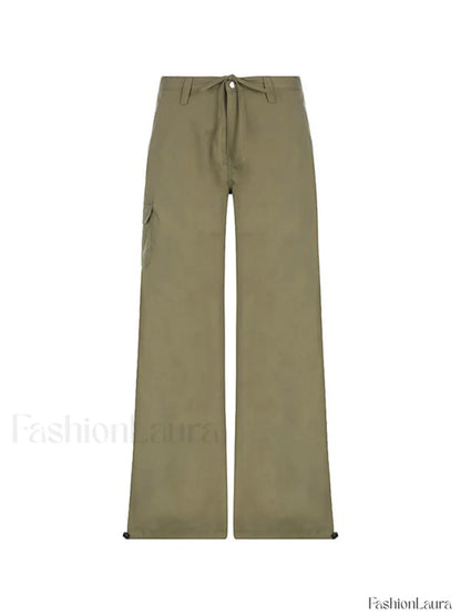 Straight Leg Pocket Cargo Pants