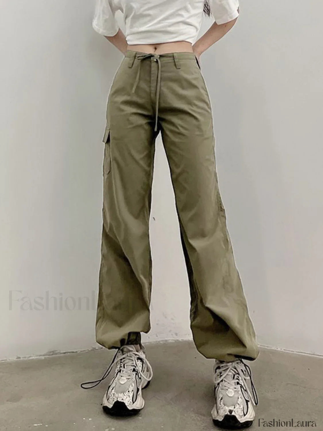Straight Leg Pocket Cargo Pants