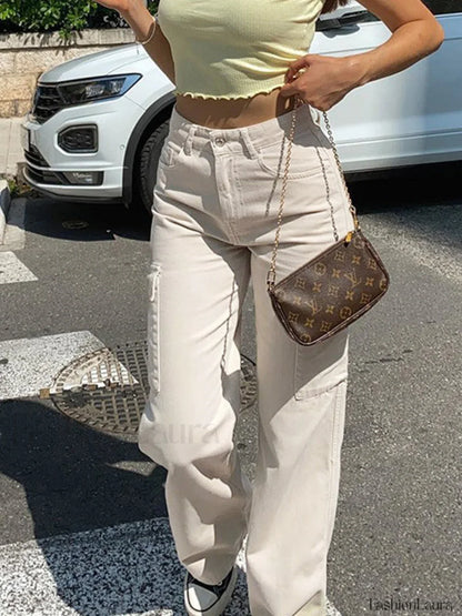 Straight Leg Y2K Cargo Pants