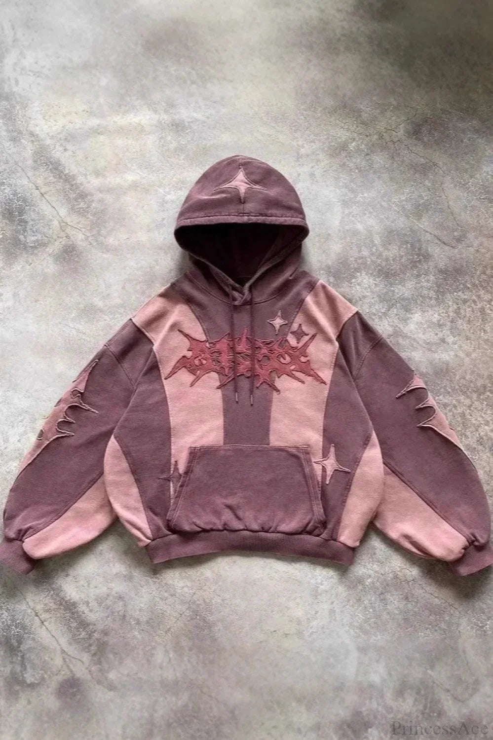 Street Y2K Collage  Loose Hoodie