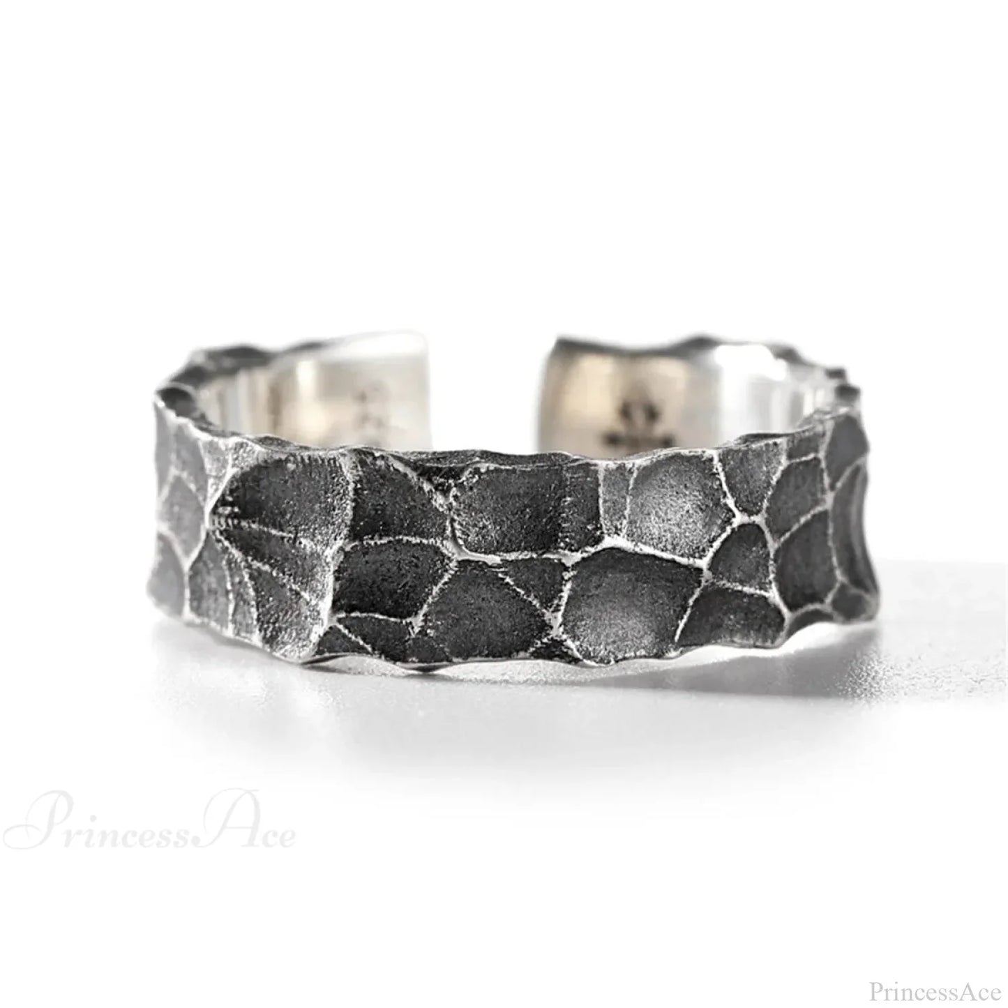 Stylish Silver Simple Gothic Ring