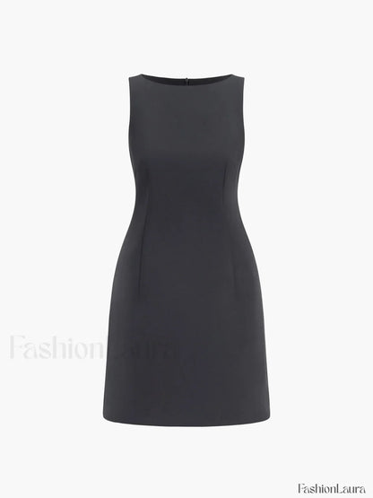 Suiting Sleeveless Short Dress