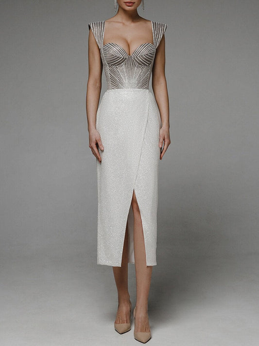 Elegant Backless Hip Dress Dress