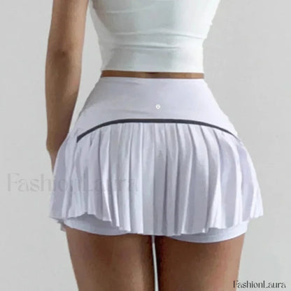 Tennis Pleated Sports Skirt