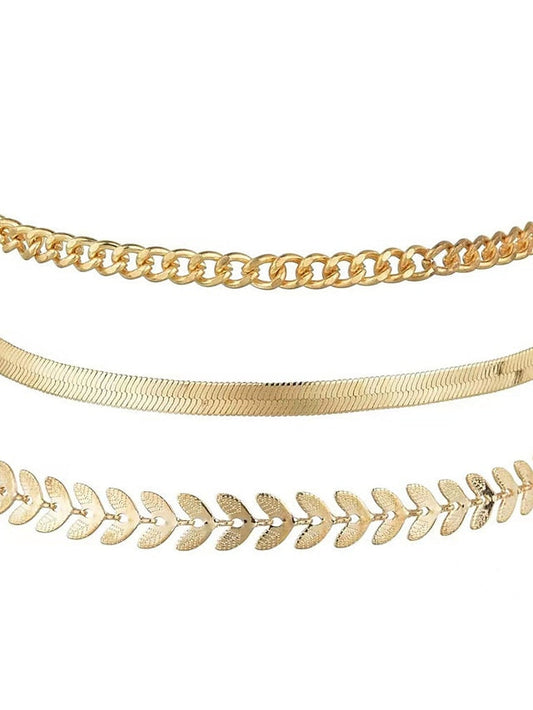 Fashion Outdoor Leaf Anklet for Women