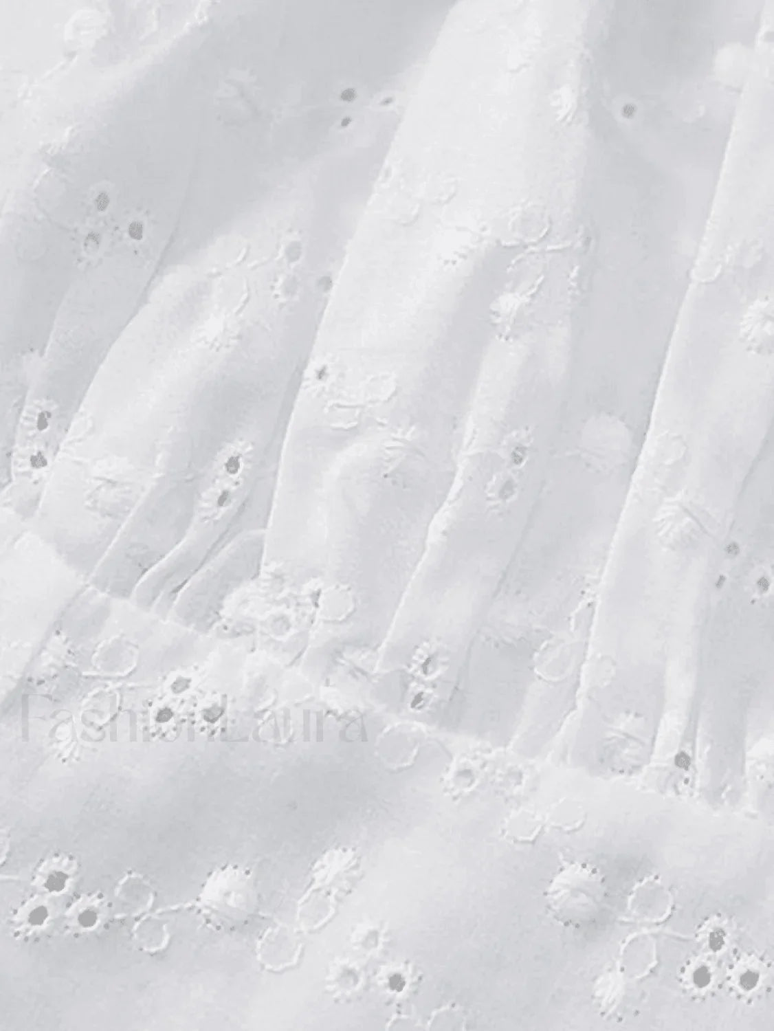 Tie Strap Broderie Lace Corset Top