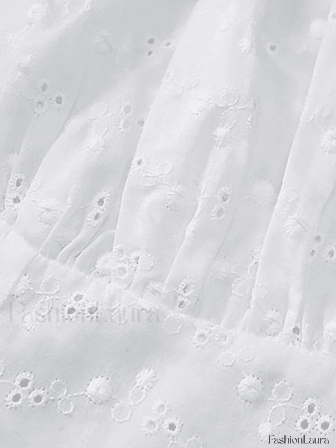 Tie Strap Broderie Lace Corset Top