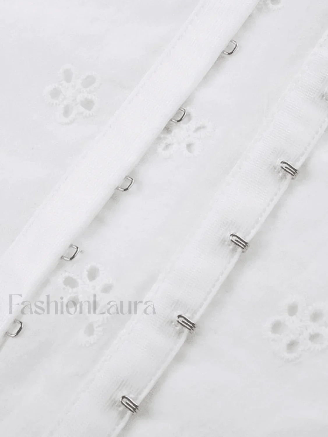 Tie Up Broderie Lace Bandeau Top