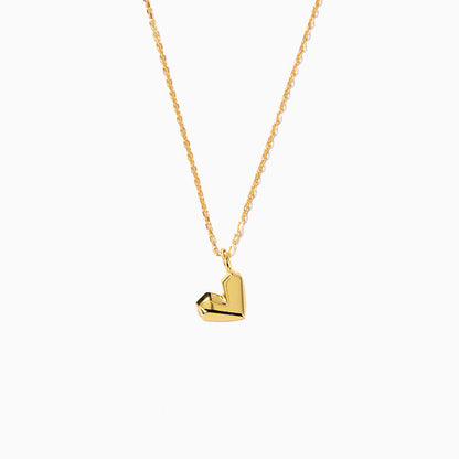 Gold Plated Sweetheart Pendant Necklace