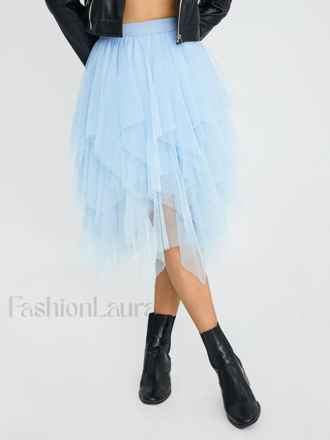 Tulle Multi-Layer Mesh Skirt