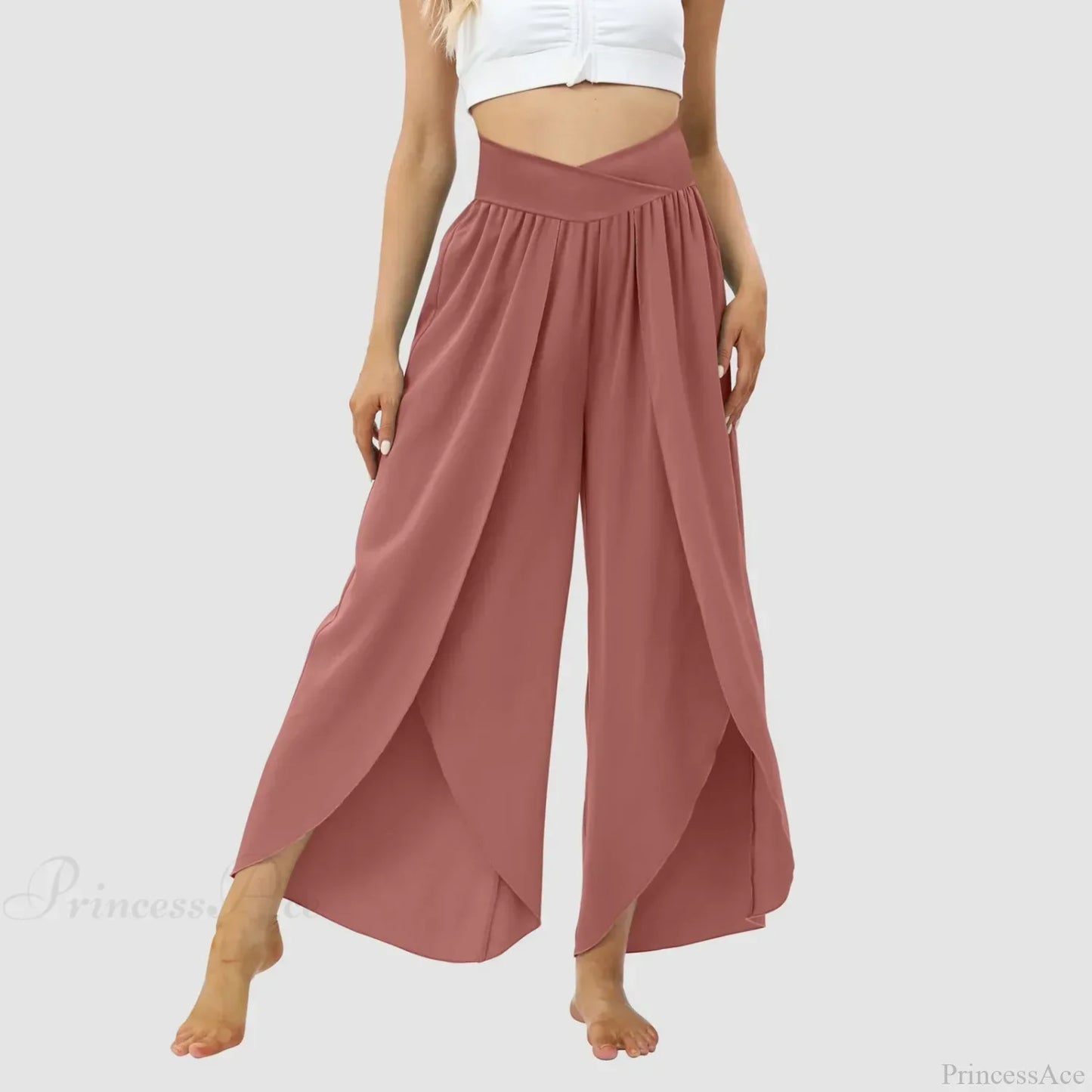Tulle Ruffled Pleated Summer Pants
