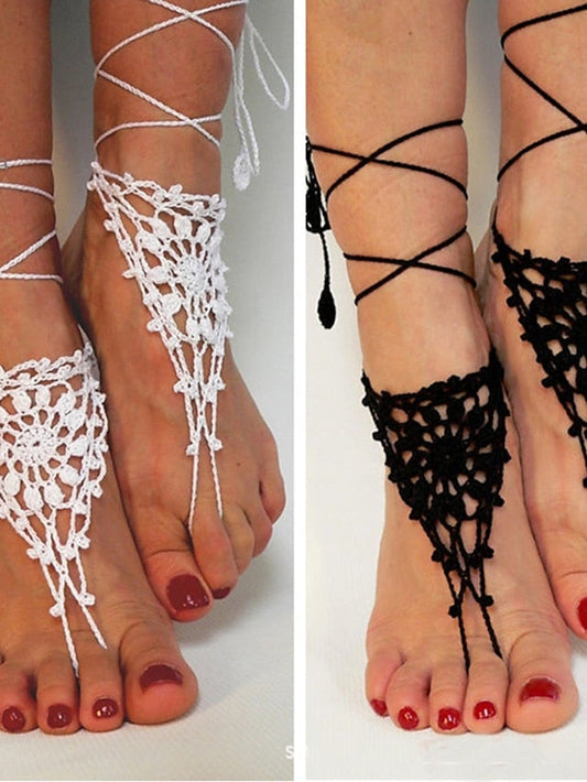 Daily Outdoor Pure Color Anklet for Women