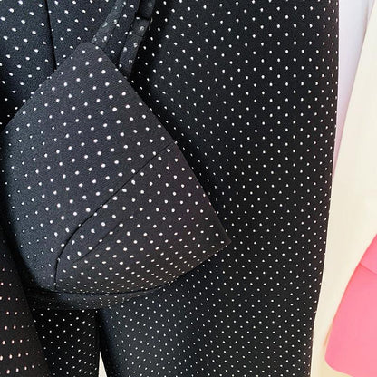 KittenAlarm - Vennie Studded Blazer Top & Pants 3 piece Set