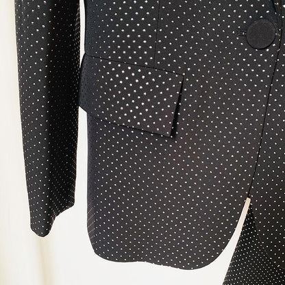 KittenAlarm - Vennie Studded Blazer Top & Pants 3 piece Set