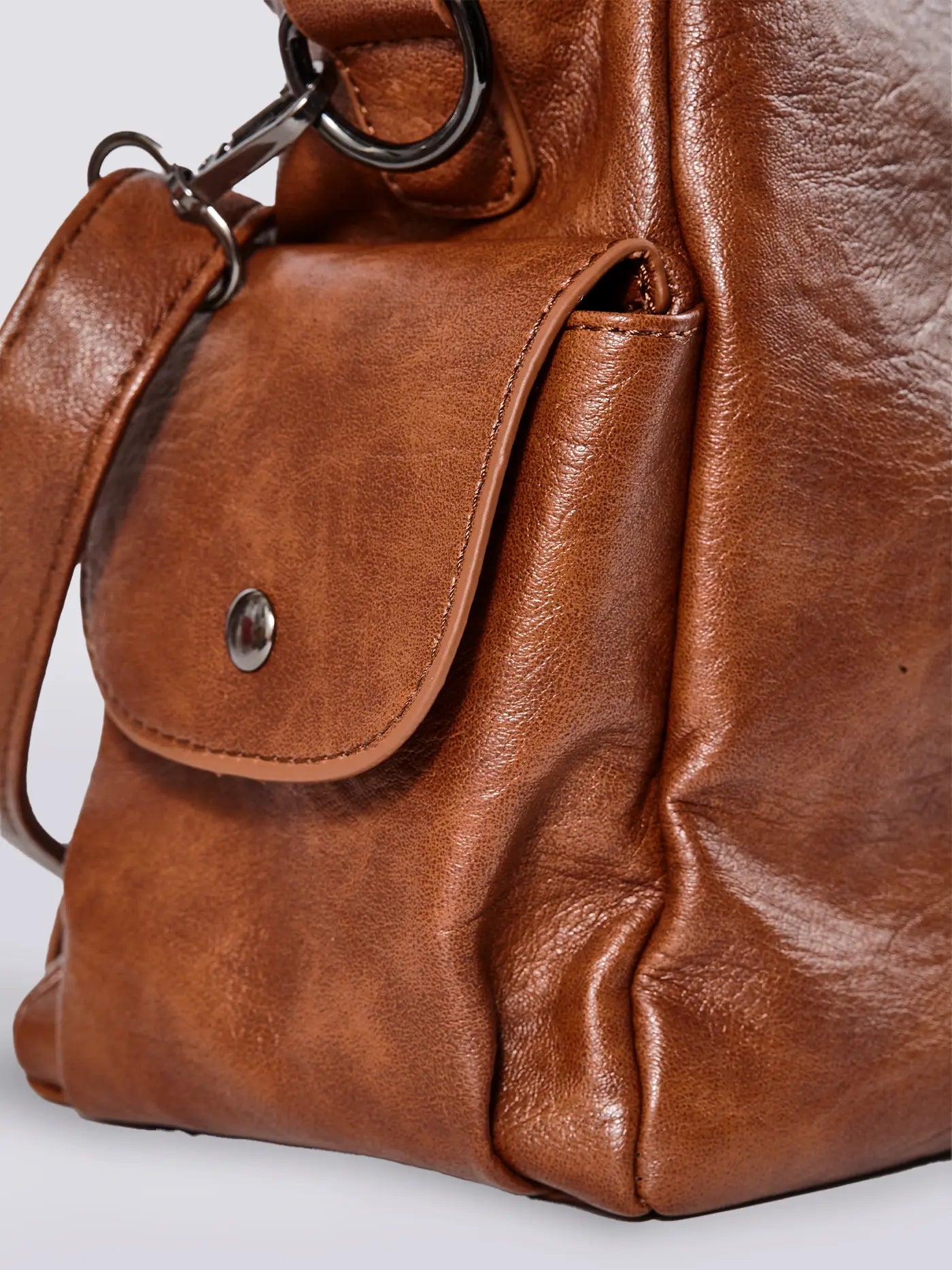 | Multi-Pocket Shoulder Bag, Adjustable Strap