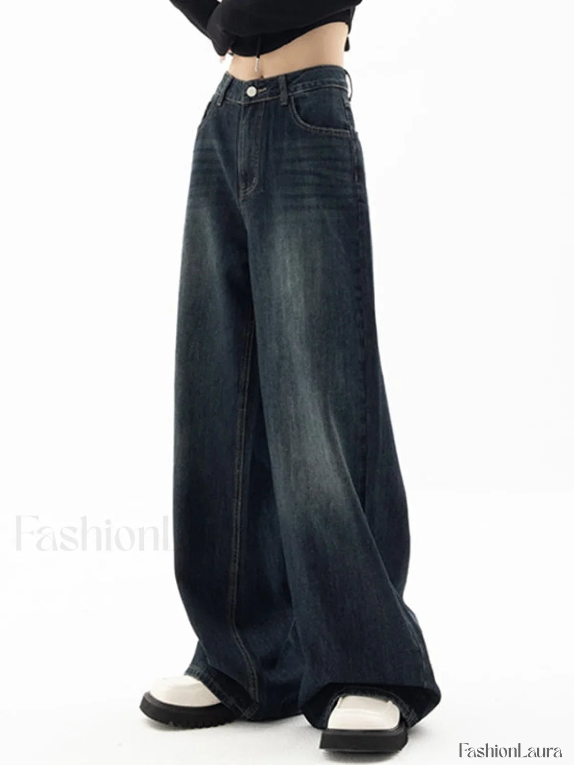 Vintage Blue 90s Boyfriend Jeans