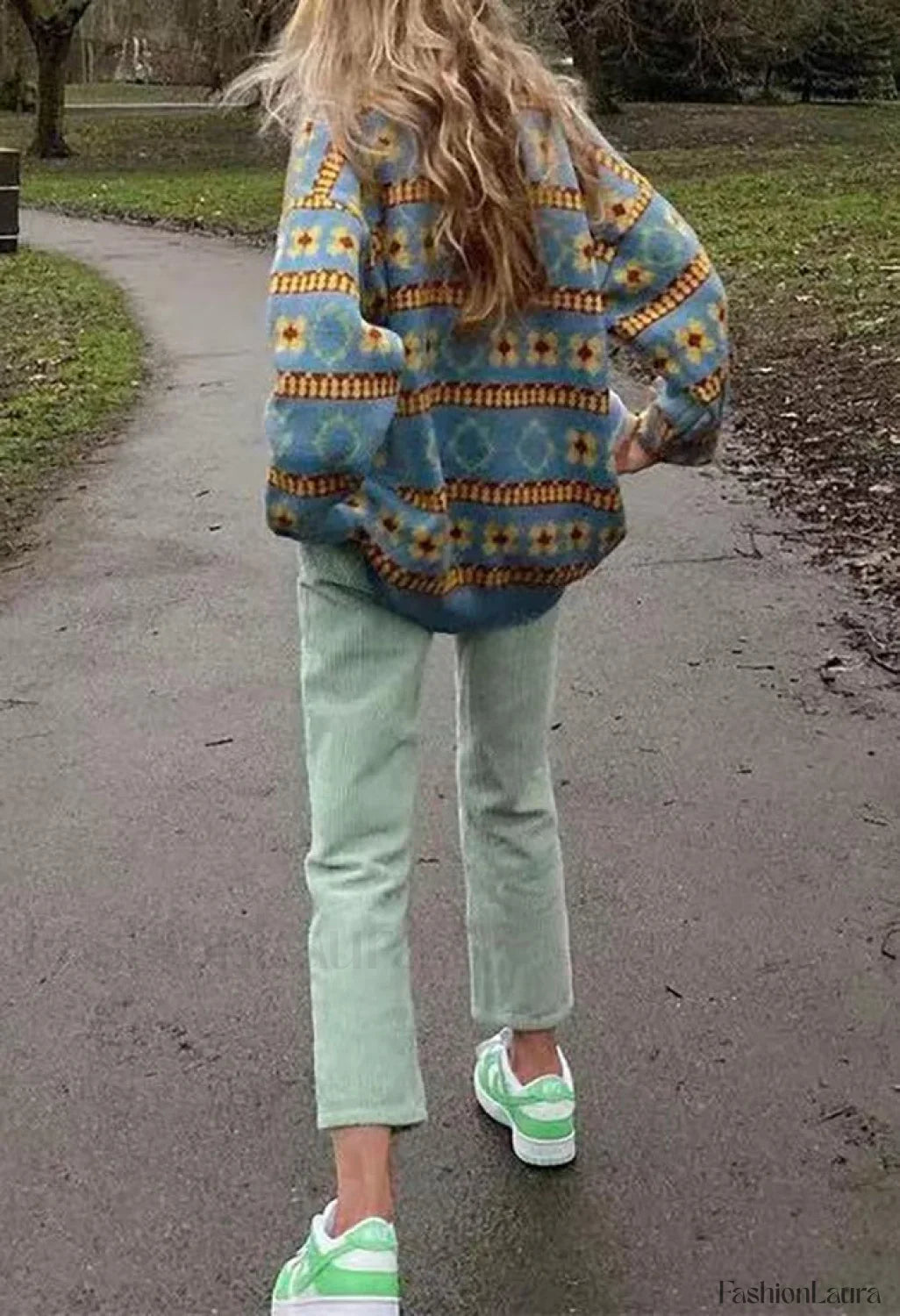Vintage Floral Jumper Sweater