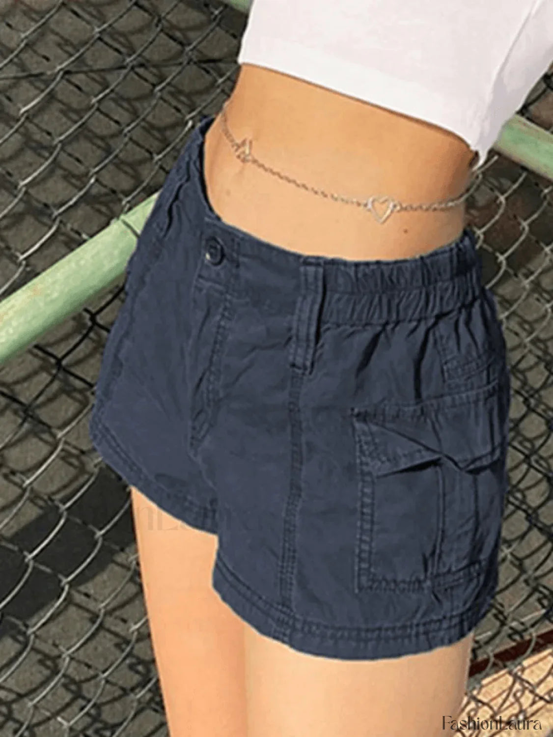 Vintage Low Rise Cargo Shorts